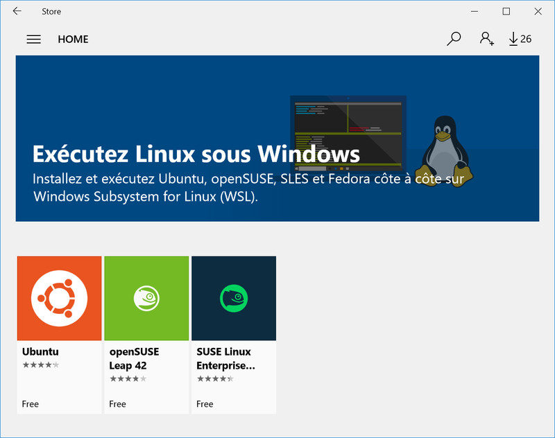 Install Windows Subsyetm for Linux