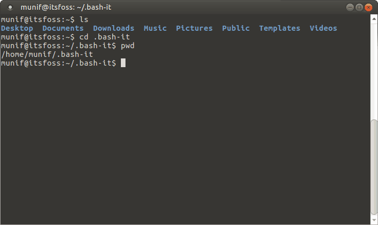Terminal without Bash-it