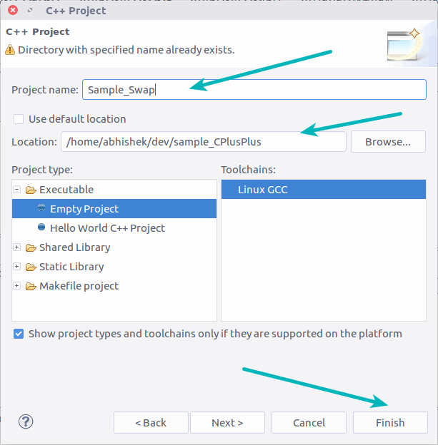 Configure Eclipse for C++ development in Ubuntu Linux