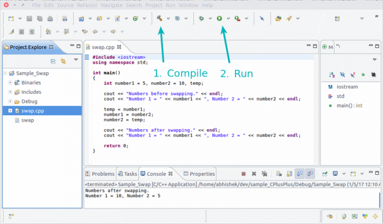 How to Run C/C++ Programs in Linux [Terminal & Eclipse]