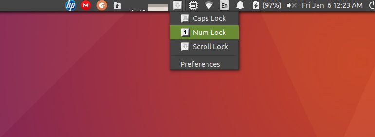 key lock indicator - best indicator applets for ubuntu 16.04