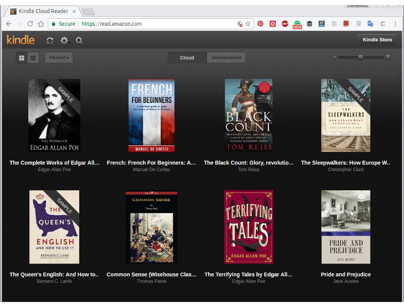Amazon Cloud Reader on Linux