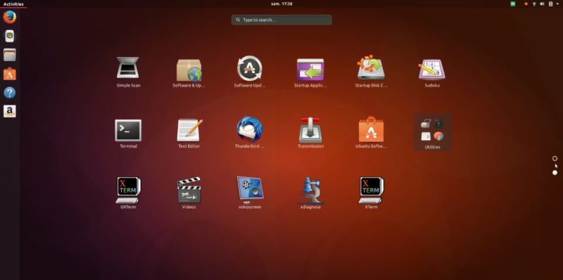 Ubuntu 17.10 GNOME desktop