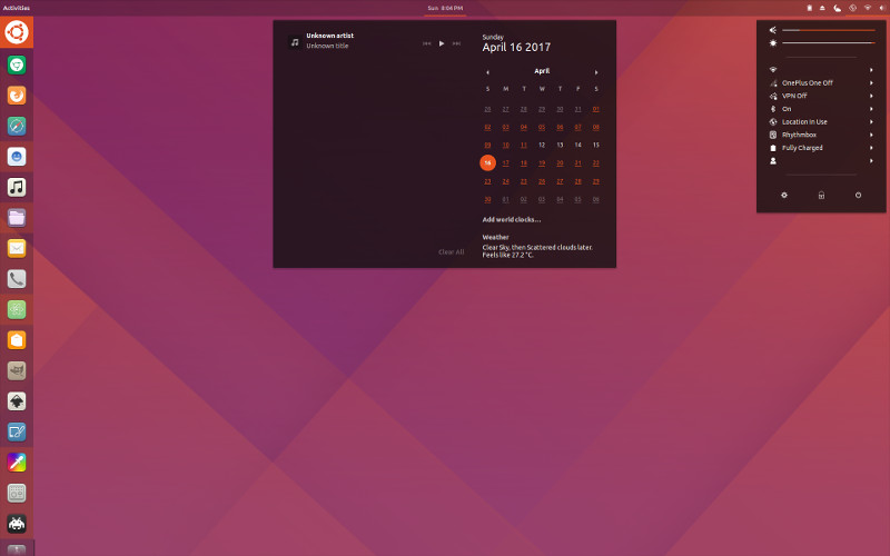 Unity like theme for GNOME Shell