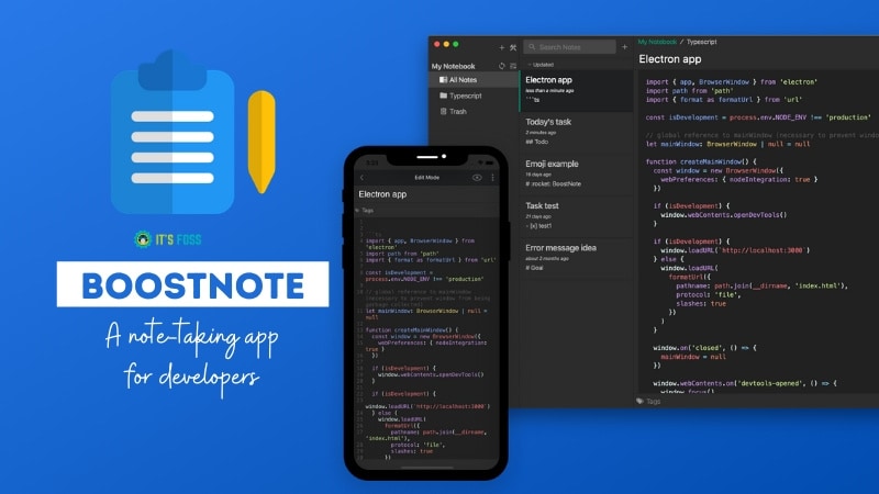 boostnote note taking