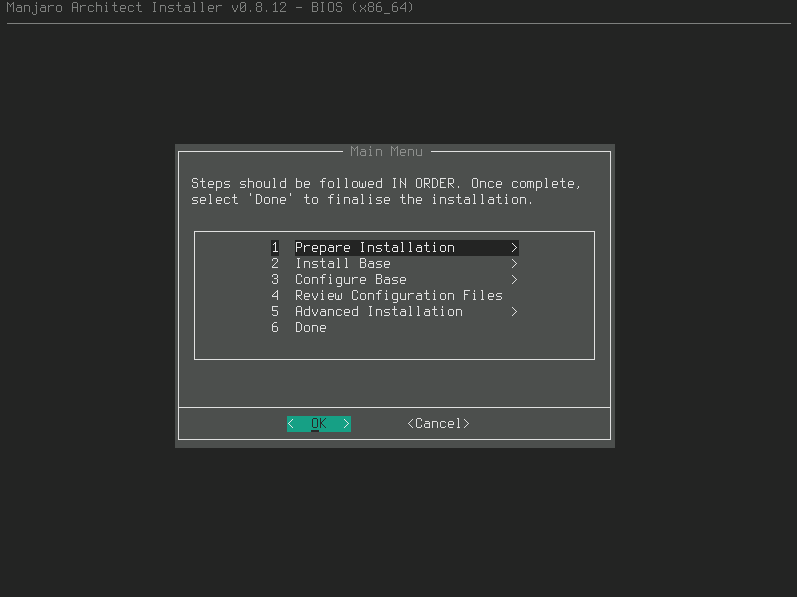 Manjaro Architect 