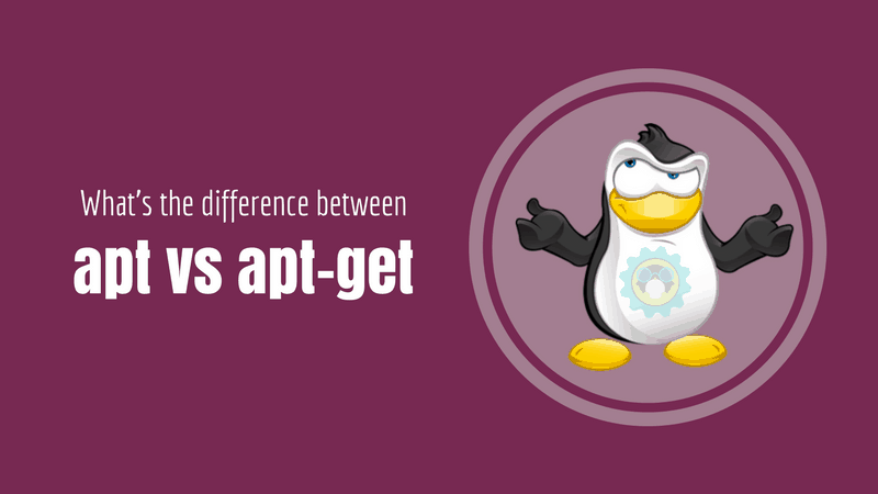 What's the difference between apt vs apt-get