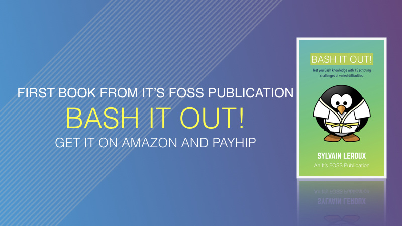 Bash It Out book from It's FOSS