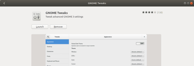 Install GNOME Tweaks in Ubuntu