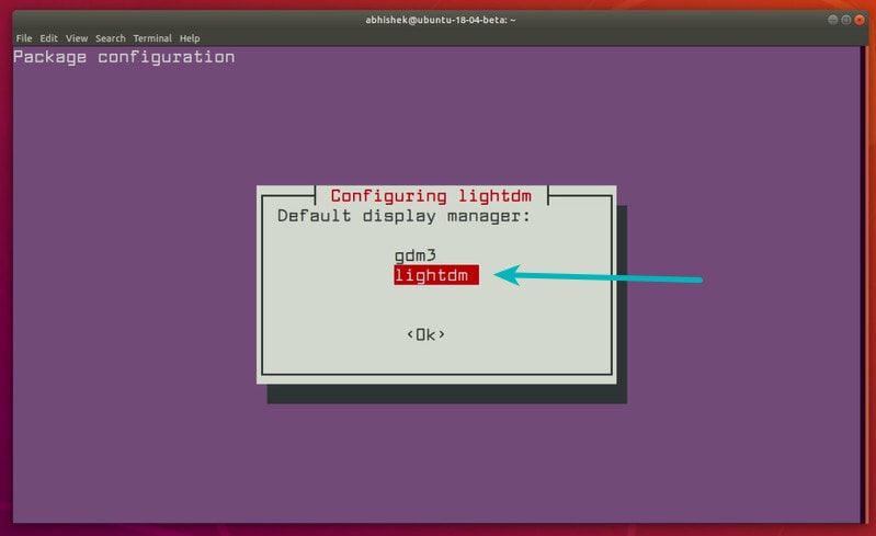 Lightdm for Unity login screen in Ubuntu 18.04