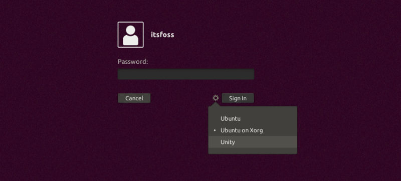 Switch to Unity in Ubuntu 17.10