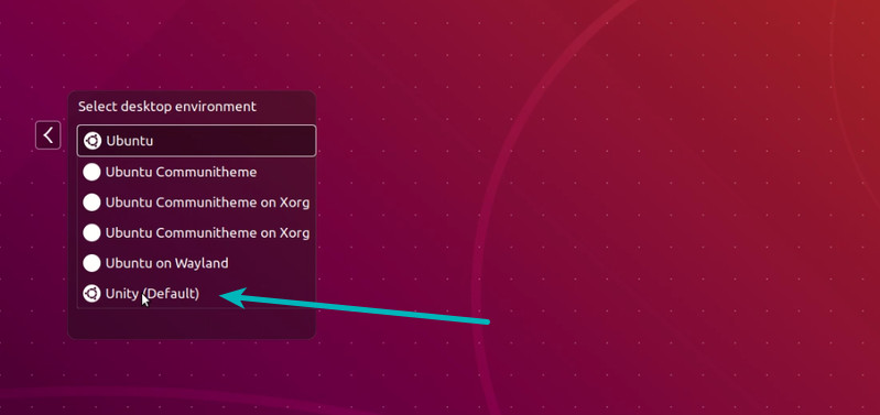 Switching to Unity on Ubuntu 18.04