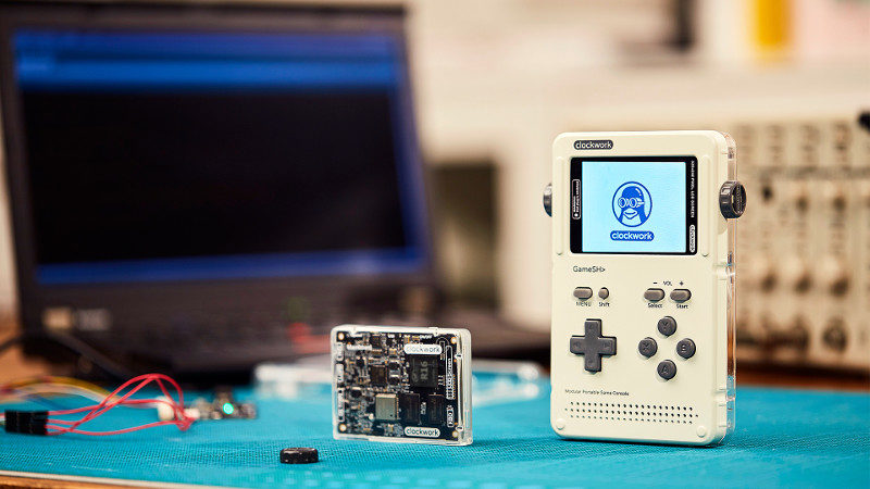 GameShell is a Game Boy Styled Retro Gaming Console Based on Linux