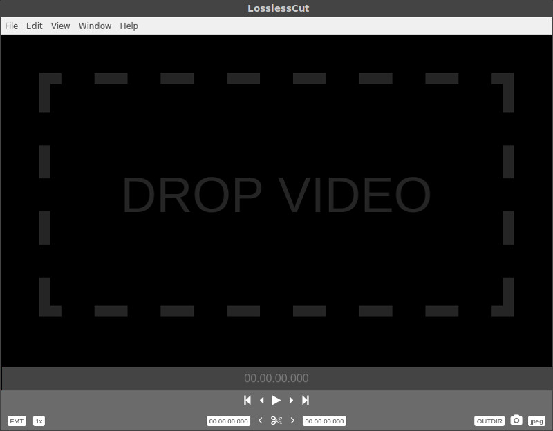 LosslessCut video cutter for Linux