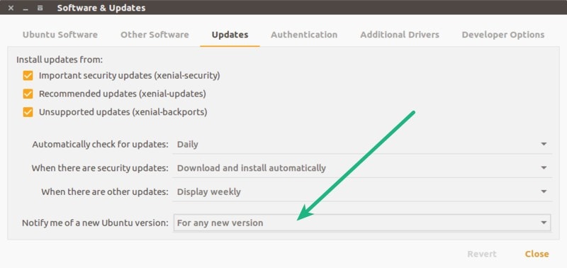 Software update install