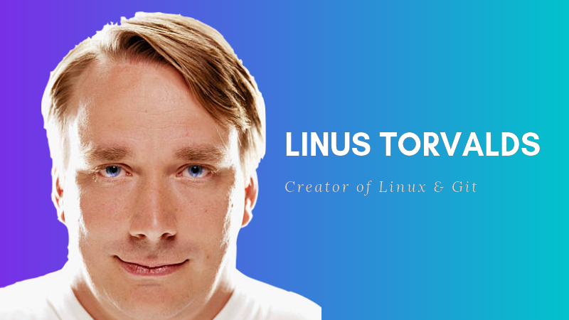 Linus Torvalds, creator of Linux and Git