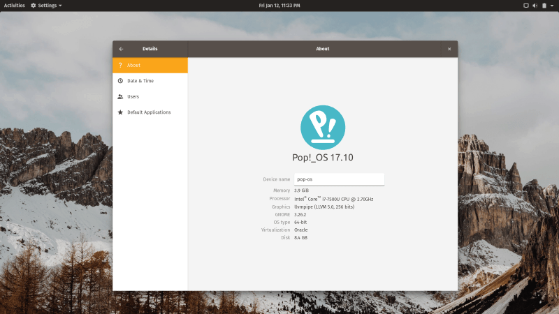 Review of Pop OS Linux by System 76