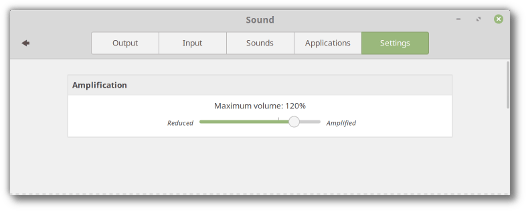 Linux Mint 19 volume more than 100%
