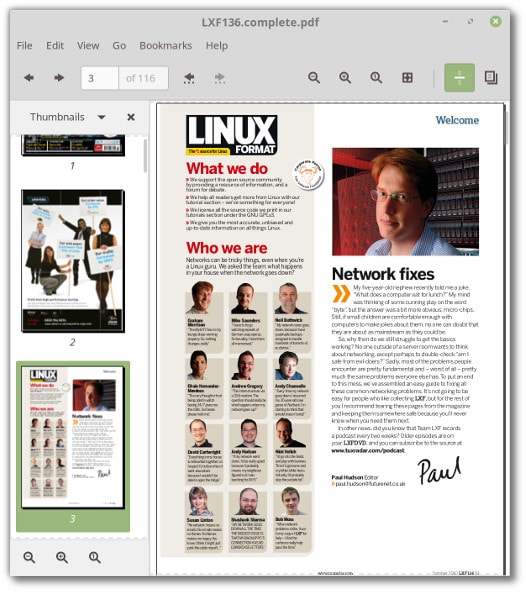 Linux Mint 19 new features consists of an improved PDF reader