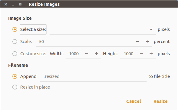 Resize image in right click menu in Nautilus on Linux