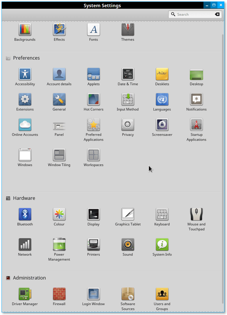 Linux Mint basic settings and usage