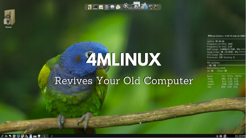 Bring Your Old Computer Back to Life With 4MLinux