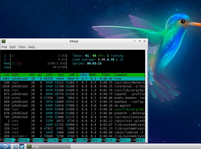 Lubuntu 18.04 RAM usage