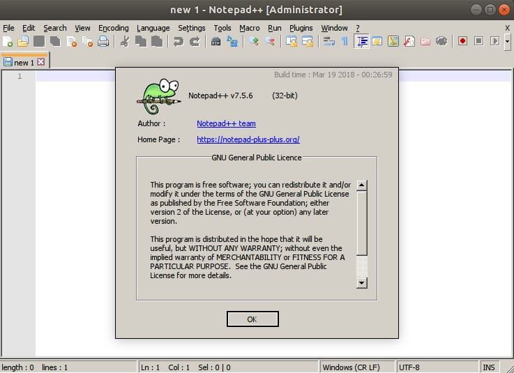Notepad++ for Linux