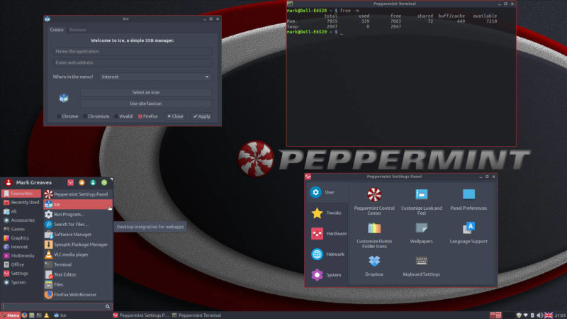 Peppermint OS 9 Screenshot