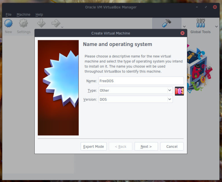How to Install and Use FreeDOS on VirtualBox