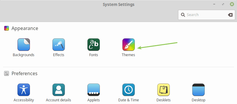 Installing themes in Linux Mint is easy