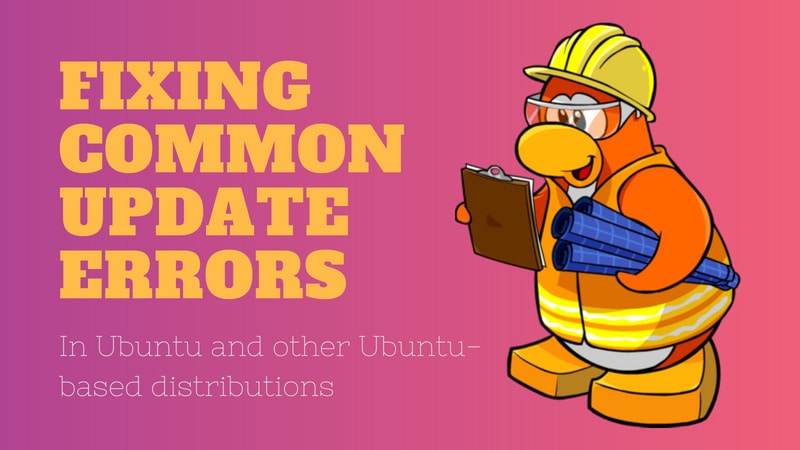 Fix update errors in Ubuntu Linux