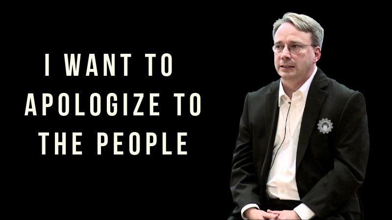 Linus Torvalds Apologizes