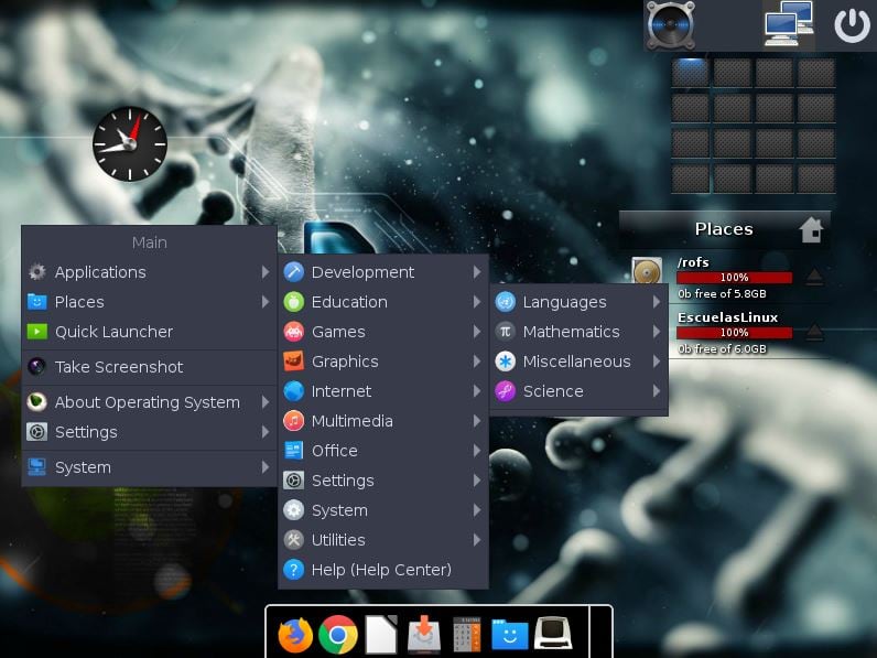 Escuelas Linux Screenshot