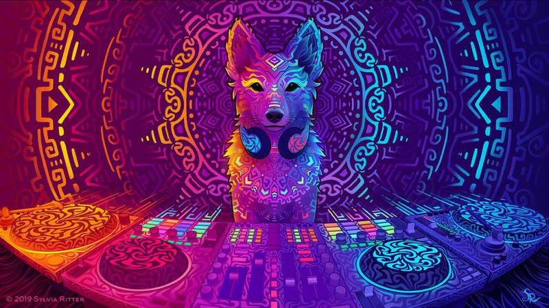 Ubuntu 19.04 Disco Dingo Fan Made Wallpaper