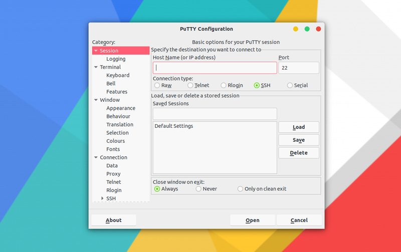 5 easy steps to install Putty and connecting to Linux Ubuntu