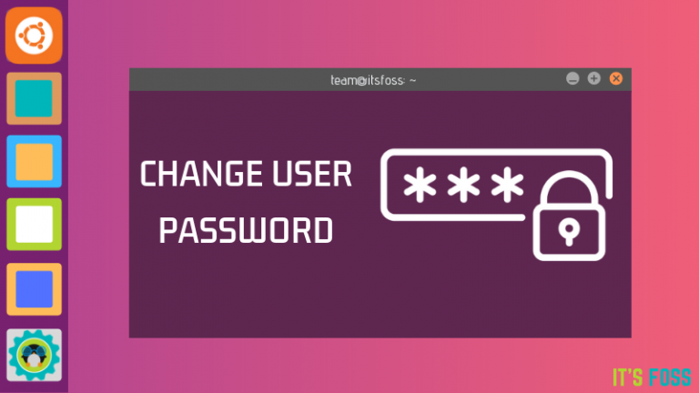 ubuntu user password changing