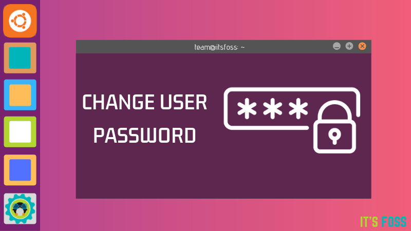 How to change user password in Ubuntu Linux