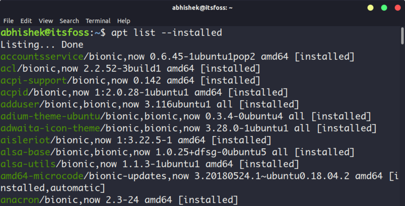 how-to-list-installed-packages-on-ubuntu-and-debian