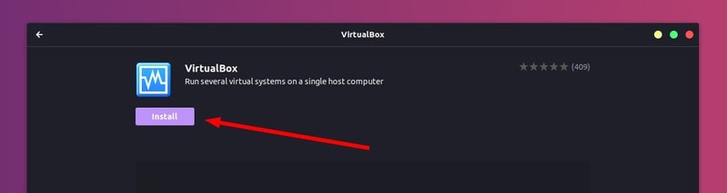 VirtualBox in Ubuntu Software Center