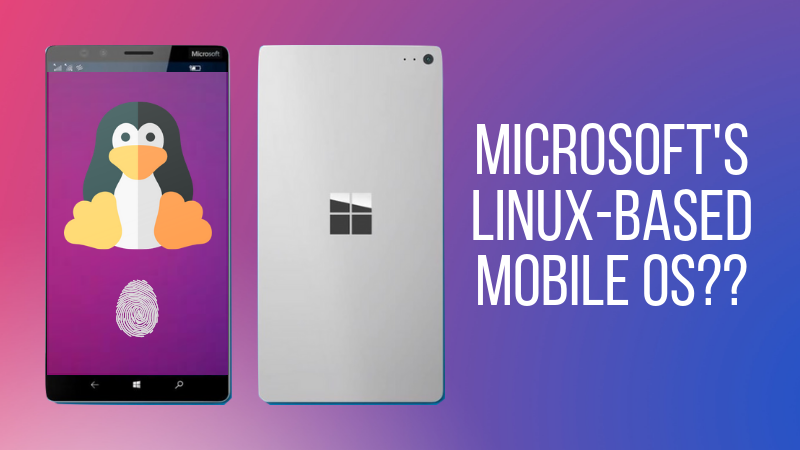 Microsoft's Linux-based mobile OS