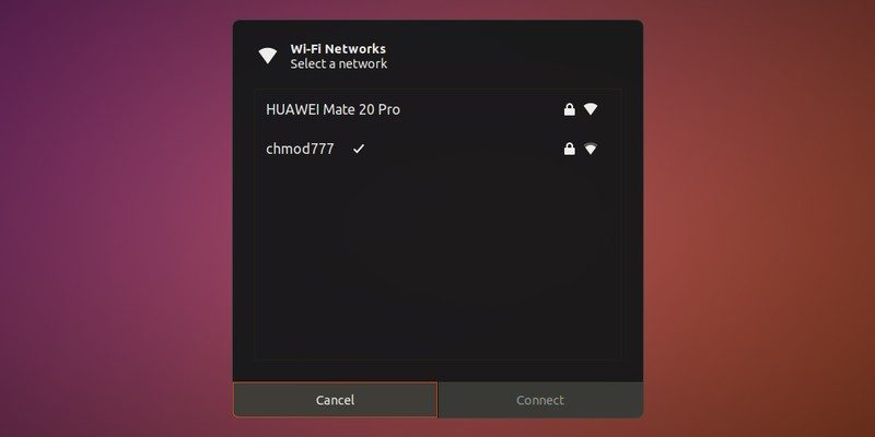 Select another wifi network in Ubuntu