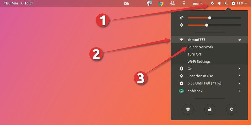 Refresh wifi network list in Ubuntu