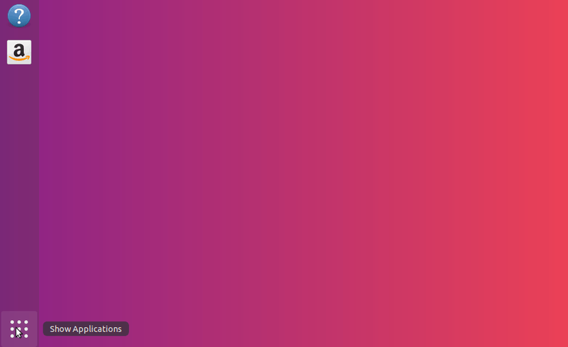 Show Applications Ubuntu 18.04