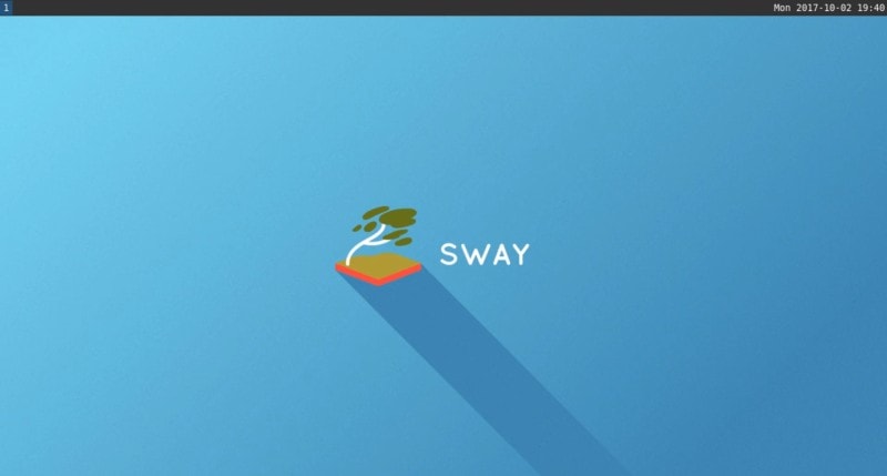 Fresh install of the Sway window manager