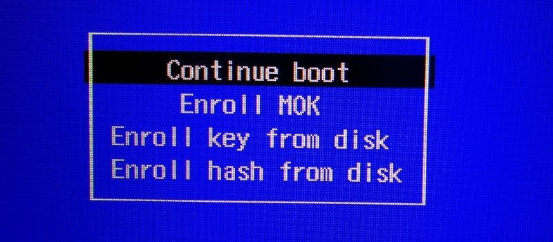 MOK and UEFI secure boot in Linux