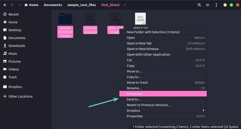 Zip directory deals linux