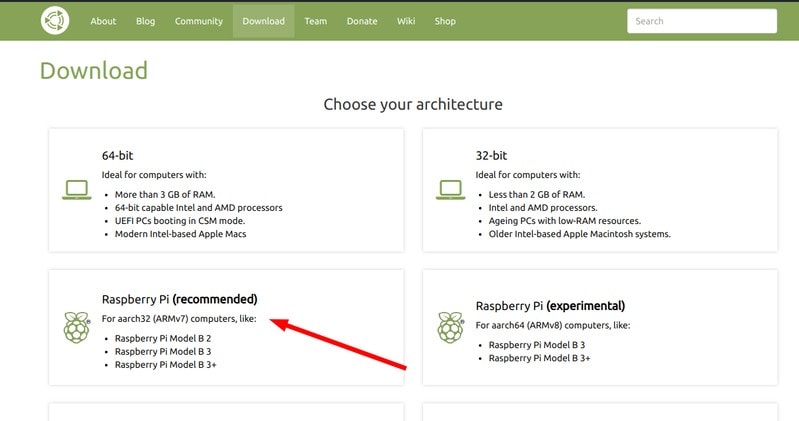 Ubuntu MATE on Raspberry PI Download Image