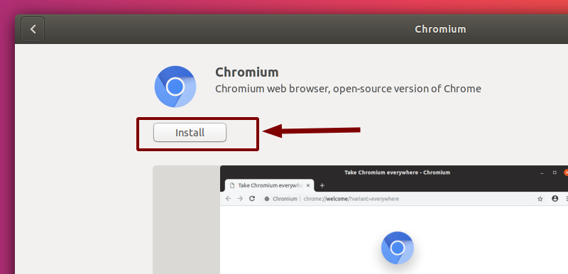 Ubuntu Software Center Install Chromium