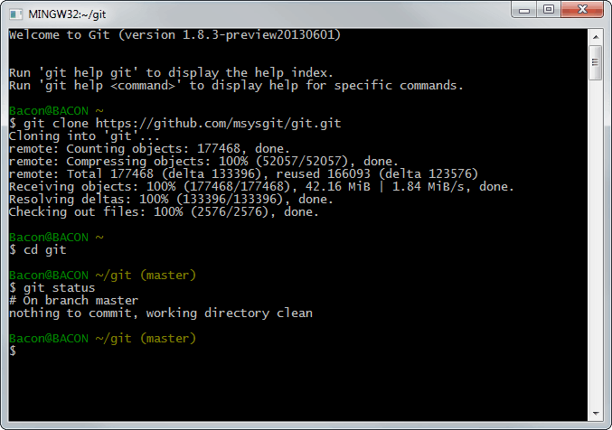 Run Linux commands from cmd.exe prompt in Windows 10